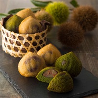 栗ひろい6個セット（抹茶3個、プレーン3個）