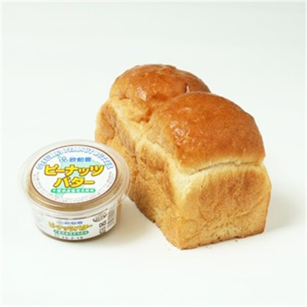 国産小麦を楽しむセット　内麦食パンとピーナツバター